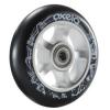 Alu PU roller kerék, fekete, 100 mm