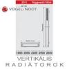 VOGEL NOOT vertikális kompakt radiátor 20k-600 2000 BT 80