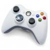 Xbox 360 fehér vezeték nélküli irányító (Wireless kontroller) - használt