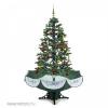 OneConcept Everwhite műfenyő, karácsonyfa, 180 cm, hóhullás hatás, LED, zöld