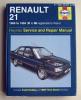 Renault 21 benzines javítási könyv (1986-1994) Haynes