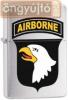 Zippo US Army 101st Airborne Brushed Chrome benzines öngyújtó