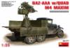 GAZ-AAA s Quad M-4 Maxim katonai jármű makett ...
