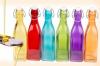 6 db olaj vagy ecet kiöntő üveg különböző színekben