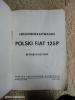 Polski Fiat 125P kézikönyv, német nyelven