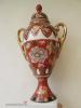 Nagy méretű, dúsan díszített porcelán kínai váza