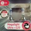 Tungsram GE H7 MEGALIGHT Ultra 120 55W 12V autó izzó