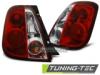 FIAT 500 07- RED WHITE Tuning-Tec Hátsó Lámpa