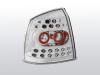 OPEL ASTRA G 09.97-02.04 Króm LED -es hátsó lámpa
